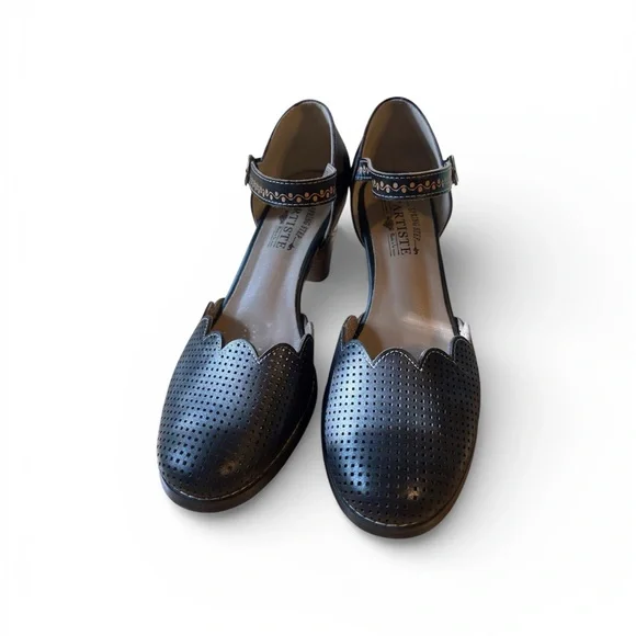 L’Artiste by Spring Step “Parchelle” D’Orsay Heel | Twee | 39 EU / 8.5 Women’s - Picture 3 of 11